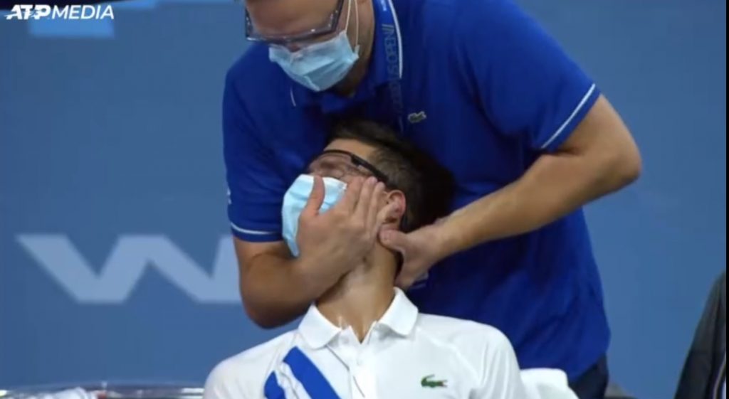 Novak Dokovic Sinsinati 2020 1printscreen