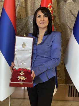 Violeta sa ordenom Sretenje