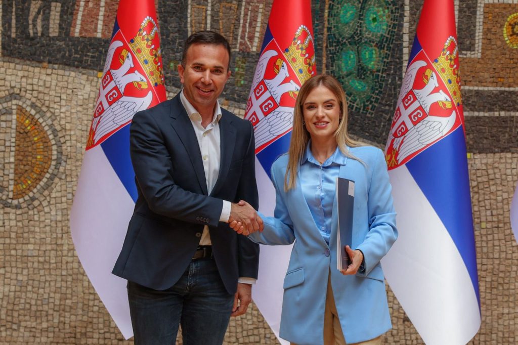 Министарка Ђурђевић Стаменковски и председник Јанковић
