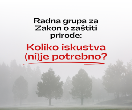 Press Radna grupa za Zakon o zaštiti prirode