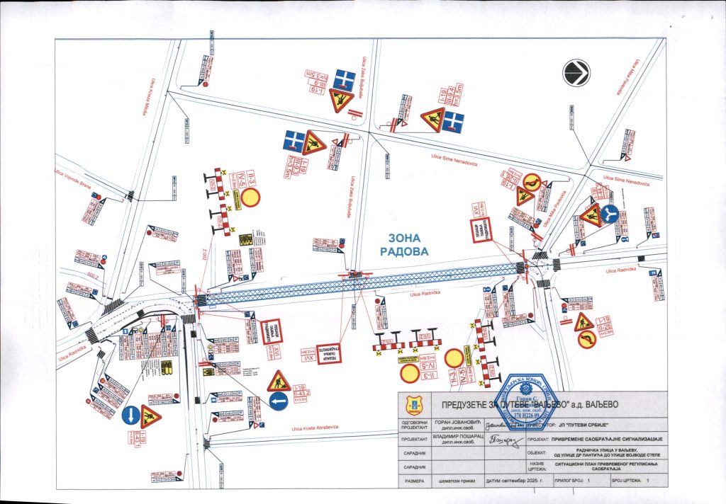 mapa radnicka
